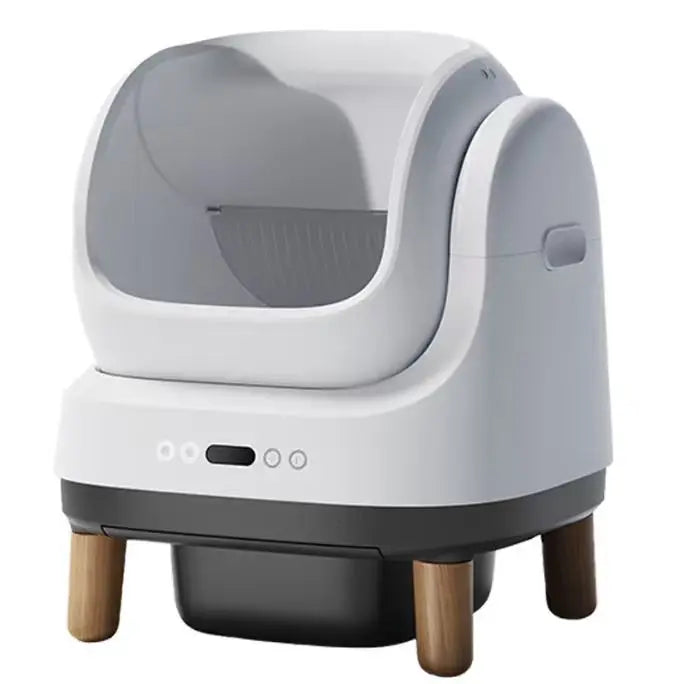 HKM-236371 Automatic Self-Cleaning Cat Litter Box with 60L Capacity and Deodorizing Features