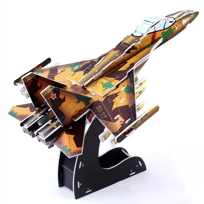 HKM-236371 Children's Creative DIY 3D Foam Paper Puzzle Model Building Toy