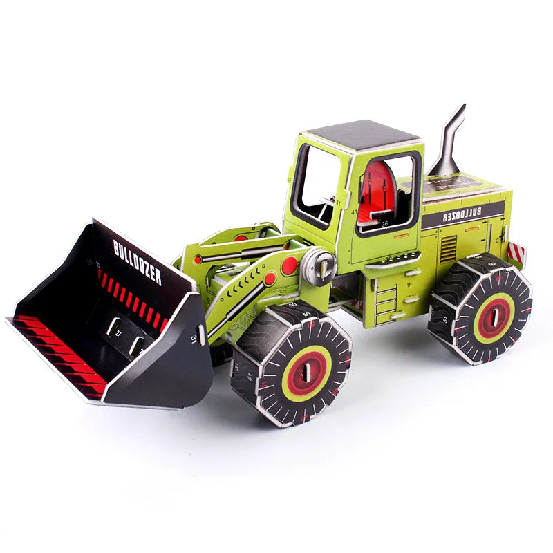 HKM-236371 Children's Creative DIY 3D Foam Paper Puzzle Model Building Toy