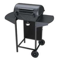 HKM-236435 Stainless Steel Outdoor Gas BBQ Grill with Chromed Cooking Grid, Windproof Design