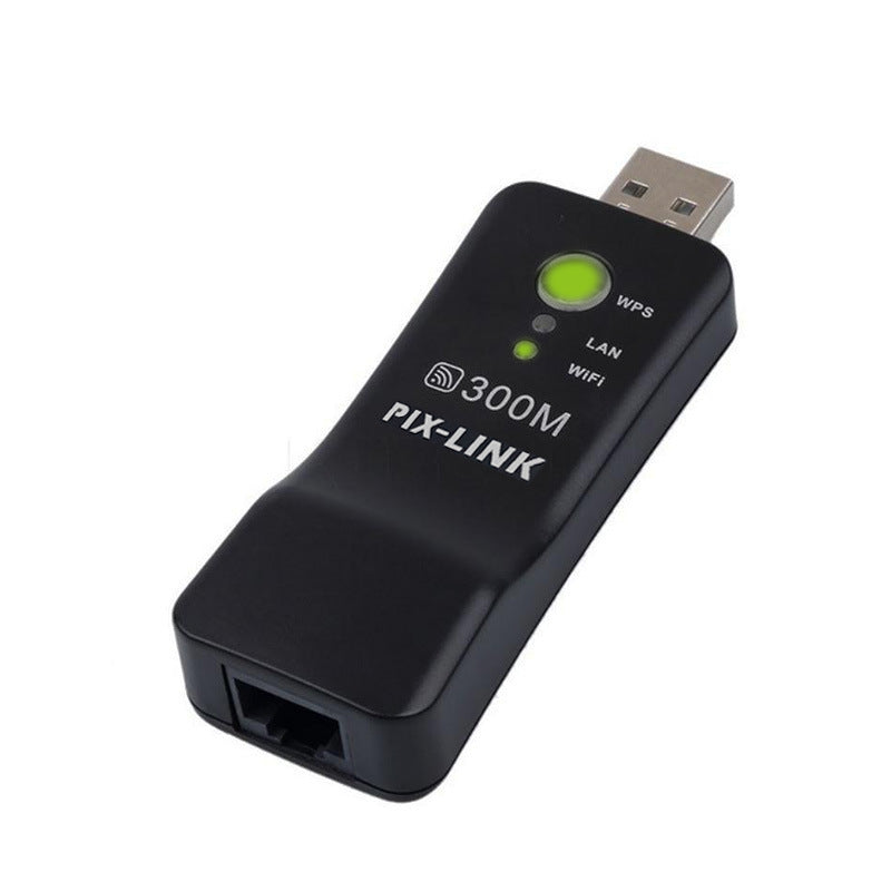 HKM-236435 USB WiFi Extender Signal Amplifier Repeater – 300M Range, 2.4GHz, Lightweight