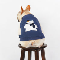HKM-2364861 Fleece-Lined Thick Winter Dog Coat in Dark Blue for All Sizes