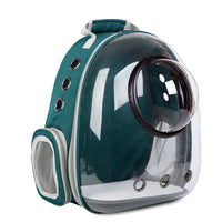 HKM-2366525 Transparent Pet Carrier Backpack with Side Access Door - Breathable Design for Pets Up to 12kg