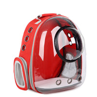 HKM-2366525 Transparent Pet Carrier Backpack with Side Access Door - Breathable Design for Pets Up to 12kg