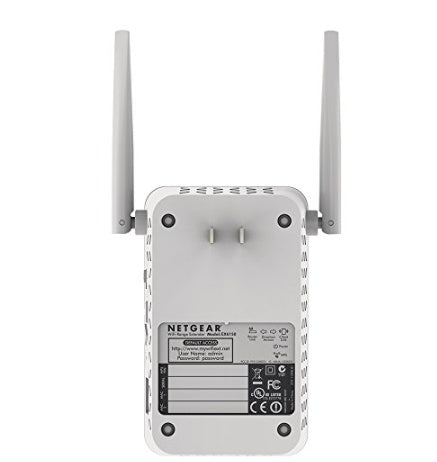 HKM-236755 NETGEAR Dual-Band WiFi Range Extender, Up to 1200Mbps, AP and Extender Mode, WPS Connection, 500mW Power