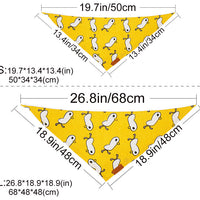 HKM-2367677 Pet Triangle Scarf for Dogs and Cats – Stylish Saliva Towel in 9 Color Options, Cotton/Polyester Blend