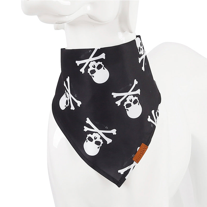 HKM-2367677 Pet Triangle Scarf for Dogs and Cats – Stylish Saliva Towel in 9 Color Options, Cotton/Polyester Blend