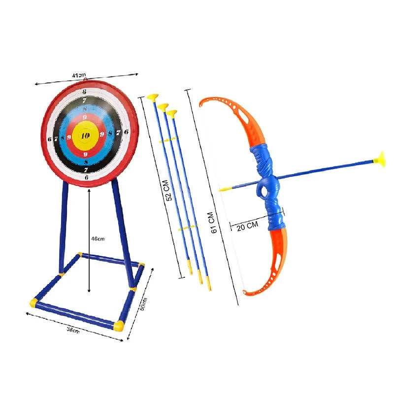 HKM-236883 Archery Target Practice Set for Kids - Bow and Arrow Outdoor Toy Game