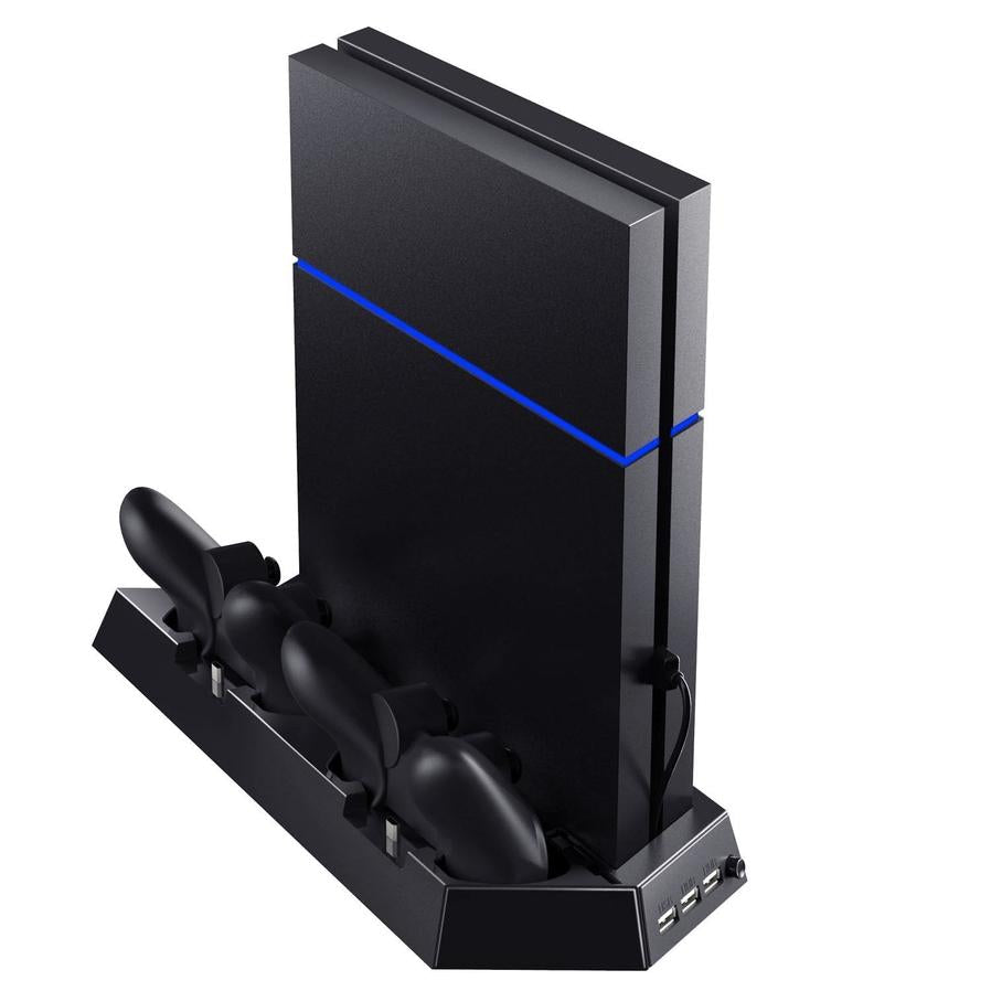 HKM-236947 PS4 Multi-Function Charger with Cooling Fan – Essential Accessory for Original Console