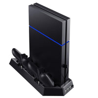 HKM-236947 PS4 Multi-Function Charger with Cooling Fan – Essential Accessory for Original Console