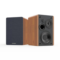 HKM-237075 Active Wood Grain 60W Bookshelf Speakers with Super Bass Sound System