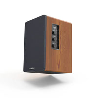 HKM-237075 Active Wood Grain 60W Bookshelf Speakers with Super Bass Sound System