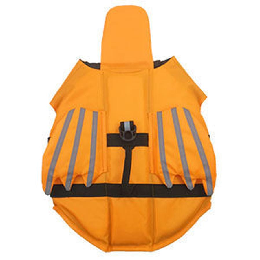 HKM-237139 Reflective Light-Up Pet Life Vest - Angel Wings Design in Blue and Orange, Sizes XS to XL
