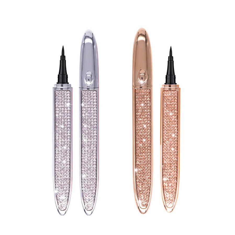 HKM-237139 Self-Adhesive Liquid Eyeliner Pen for Easy Application of False Eyelashes - Waterproof & Smudge-Proof, Multiple Colors Available