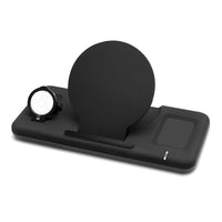 HKM-237139 Three-in-One Magnetic Qi Wireless Charger for iPhone, Apple Watch, and AirPods
