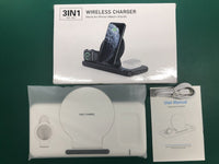 HKM-237139 Three-in-One Magnetic Qi Wireless Charger for iPhone, Apple Watch, and AirPods