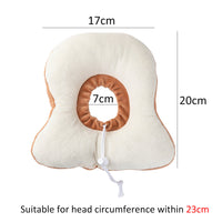 HKM-2372285 Anti-Licking Recovery Collar for Cats - Soft Cotton Headgear for Comfort and Protection