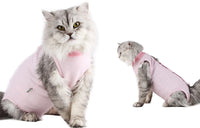 HKM-2374205 Surgical Recovery Clothes for Female Cats - Breathable Weaning Gown in Multiple Colors