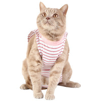 HKM-2374205 Surgical Recovery Clothes for Female Cats - Breathable Weaning Gown in Multiple Colors