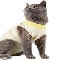 HKM-2374205 Surgical Recovery Clothes for Female Cats - Breathable Weaning Gown in Multiple Colors