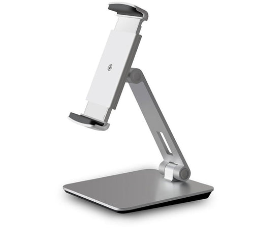 HKM-237459 Folding Mobile Phone and Tablet Stand with 360° Rotation and Anti-Slip Silicone Protection