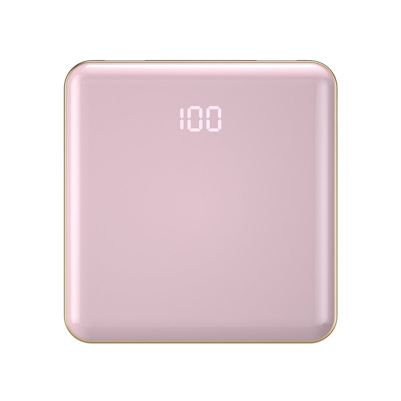 HKM-237459 Ultra-Thin 20000mAh Power Bank with Fast Charging and Built-In Cable - Multiple Color Options