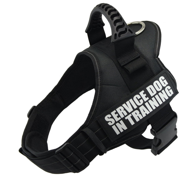 HKM-2375101 Explosion-Proof Nylon Pet Chest Harness in Red and Black - Various Sizes Available