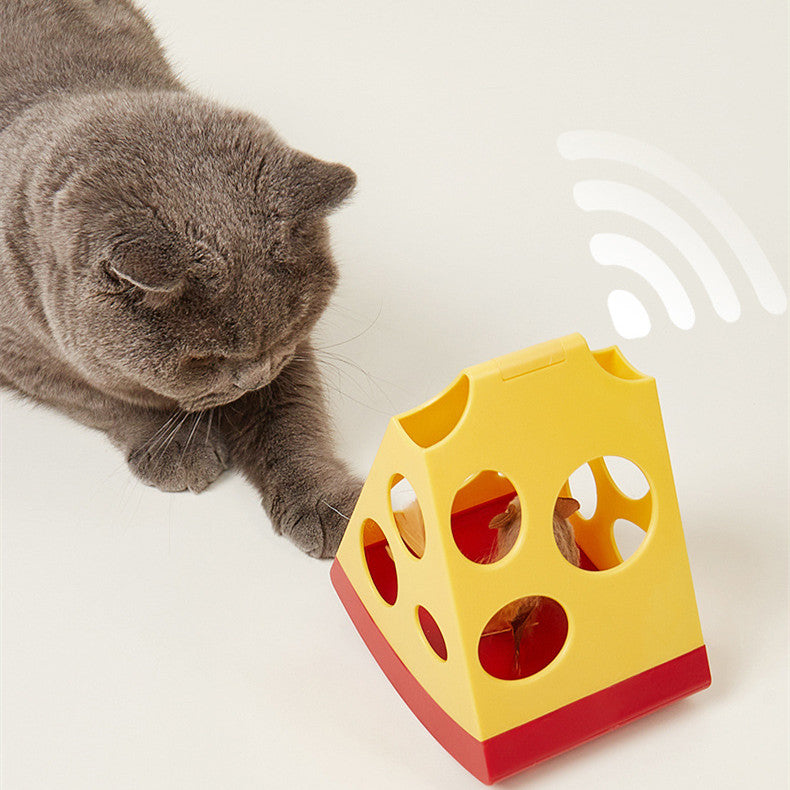 HKM-2376637 Smart Tumbler Cat Teaser Toy - Interactive Fun for Cats