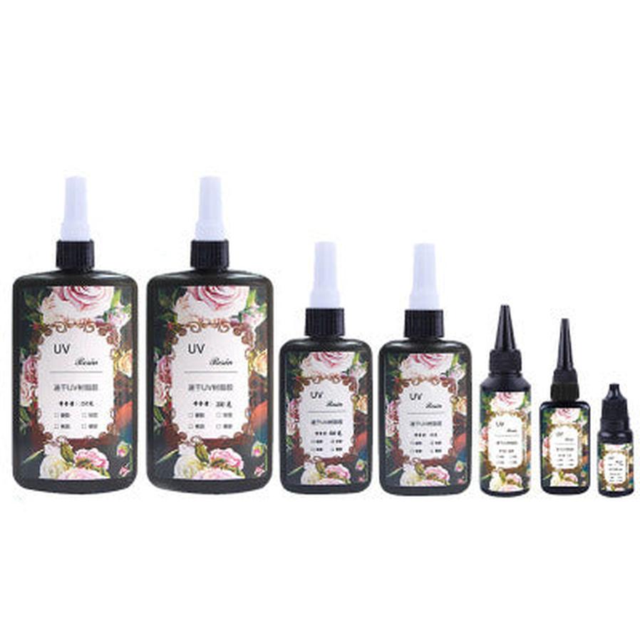 HKM-237715 UV Curing Adhesive Resin for DIY Projects - Metal, Glass, Plastic, and Electronics