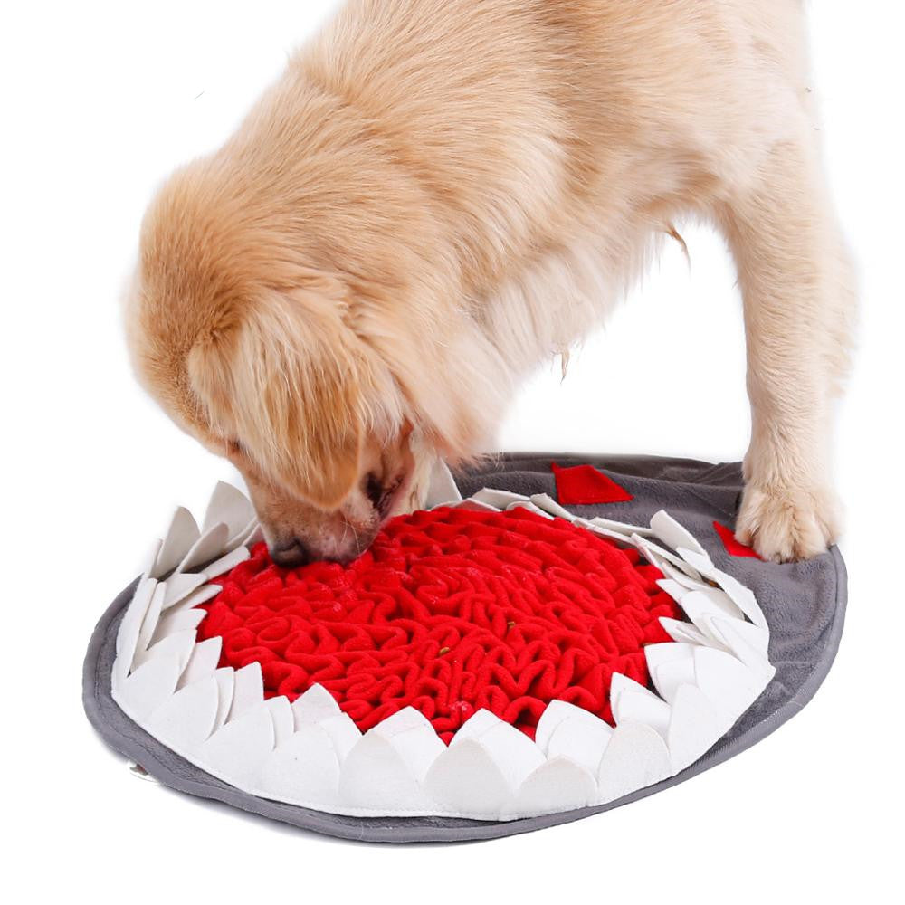 HKM-2377661 Eco-Friendly Sniffing Mat for Dogs – Non-Slip, Slow Feed Design with Polar Fleece and Felt Cloth