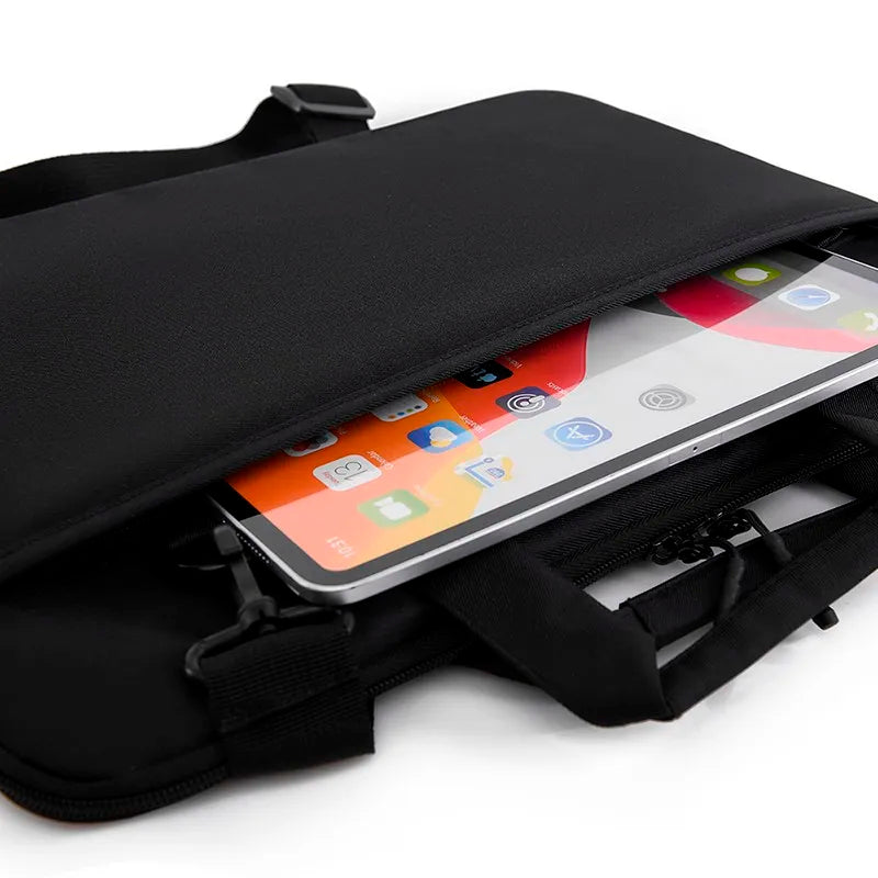 HKM-237779 Business Laptop Briefcase for Women - Customizable Oxford Zipper Document Bag for Office Meetings