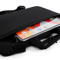 HKM-237779 Business Laptop Briefcase for Women - Customizable Oxford Zipper Document Bag for Office Meetings