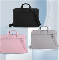 HKM-237779 Business Laptop Briefcase for Women - Customizable Oxford Zipper Document Bag for Office Meetings