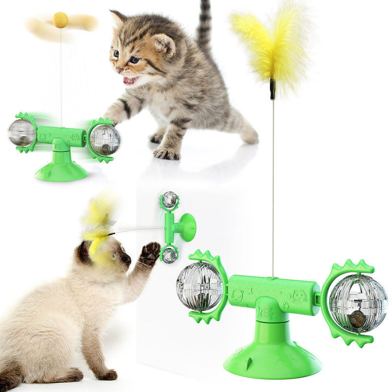 HKM-237843 Cat Turntable Cat Windmill Toy Glowing Toy