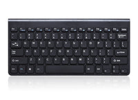 HKM-237907 Wireless Mouse and Keyboard Set with 10m Operating Range and 3 Million Key Life, Black & White