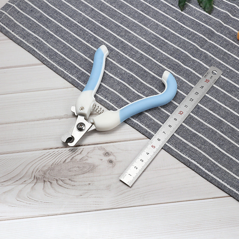 HKM-2379581 Curved Handle Pet Nail Scissors for Dogs and Cats, Available in Small and Large Sizes