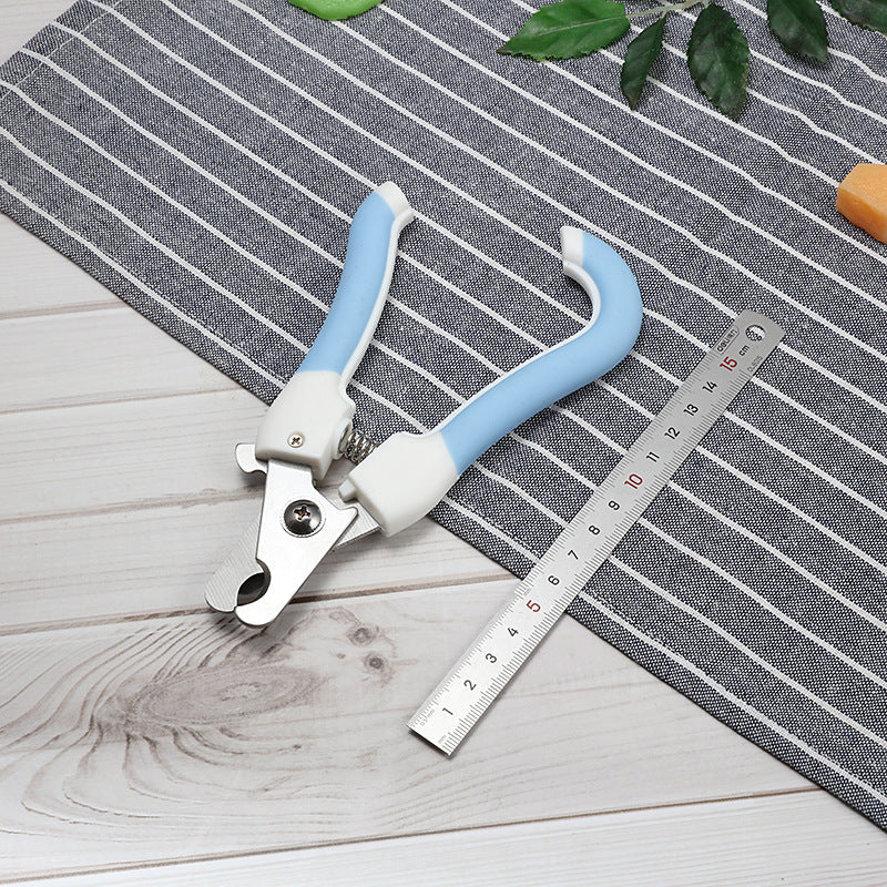 HKM-2379581 Curved Handle Pet Nail Scissors for Dogs and Cats, Available in Small and Large Sizes