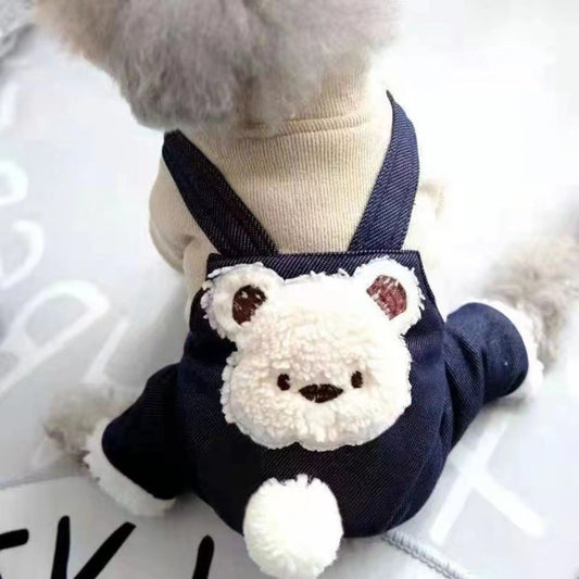 HKM-2380221 Cozy Cotton-Padded Dog Coat with Fleece Lining for Four-Legged Friends