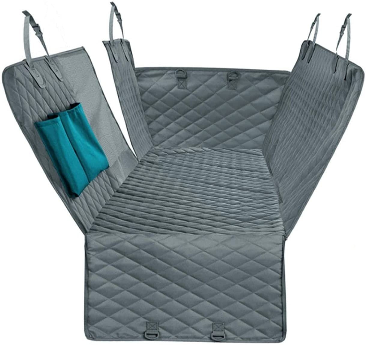 HKM-2380605 Universal Pet Travel Rear Seat Cushion for Cars with Multiple Designs and Features