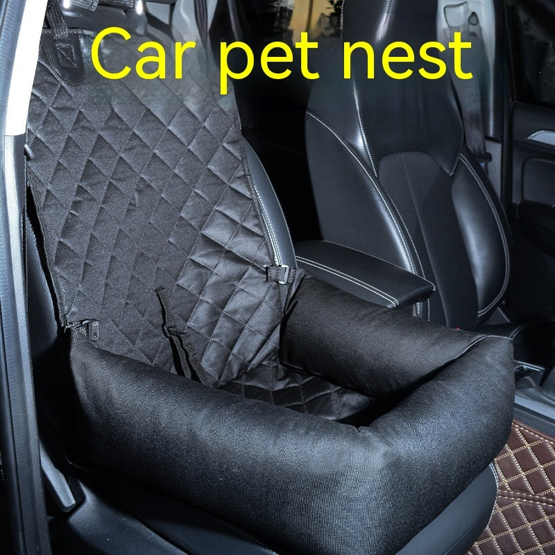 HKM-2380605 Universal Pet Travel Rear Seat Cushion for Cars with Multiple Designs and Features