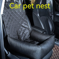 HKM-2380605 Universal Pet Travel Rear Seat Cushion for Cars with Multiple Designs and Features
