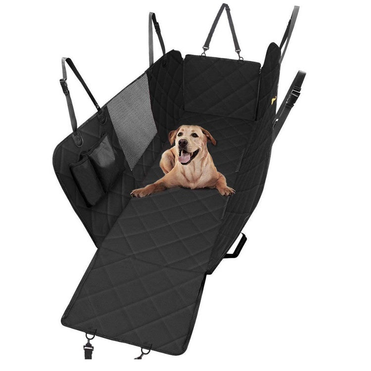 HKM-2380605 Universal Pet Travel Rear Seat Cushion for Cars with Multiple Designs and Features