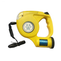 HKM-2381373 Automatic Retractable Pet Traction Rope with LED Light - Available in Multiple Colors