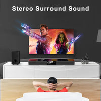 HKM-238227 5.1 Surround Soundbar with Wireless Bluetooth Connectivity for Home Theatre and TV Audio