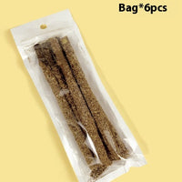 HKM-2382397 Cat Molar Rods for Healthy Chewing – Pack of 6 Mint-flavored Toys