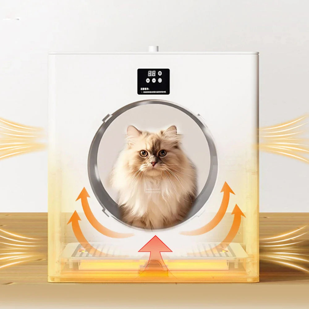 HKM-238483 Adjustable Temperature Eco-Friendly ABS Pet Dryer Box for Cats and Dogs