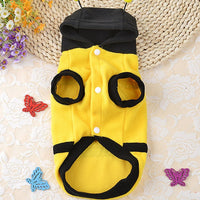 HKM-2385725 Soft Fleece Dog and Cat Clothes with Cute Bee Design - Comfortable Pet Apparel in Various Sizes