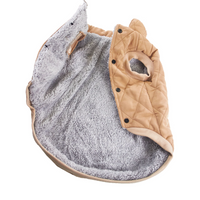 HKM-2386109 Diamond Lattice Cotton-Padded Winter Clothes for Corgis and Small Dogs - Casual Outdoor Style