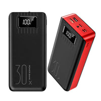 HKM-238611 30000mAh High-Capacity Power Bank with LCD Display and LED Light