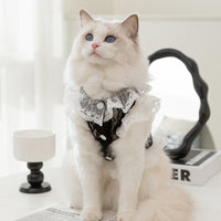 HKM-2387133 Lace Traction Vest for Cats and Kittens - Lightweight Polyester Clothing, Multiple Sizes Available